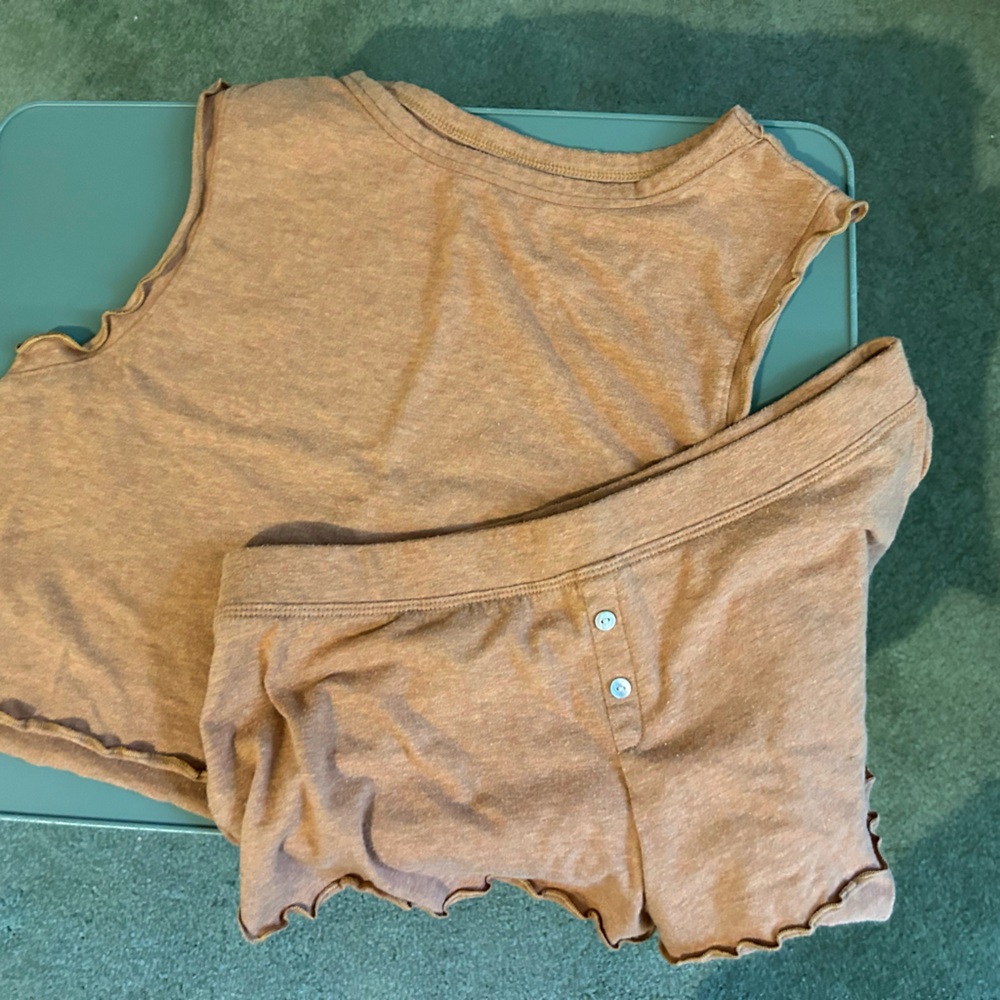 Sleeveless Top and Shorts pj set